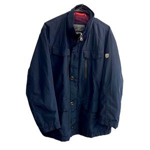 BUGATTI MEN WIND BREAKER FALL JACKET ZIPPER CLOSURE SIX POCKETS